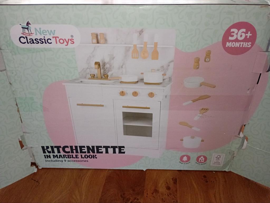 New Classic toys houten speelgoed keuken, Ophalen of Verzenden, Nieuw