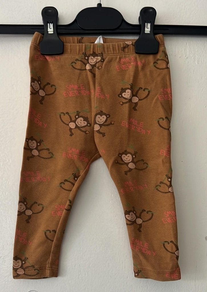Zara legging maat 74 aap, Kinderen en Baby's, Babykleding | Maat 74, Gebruikt, Broekje, Zara, Verzenden
