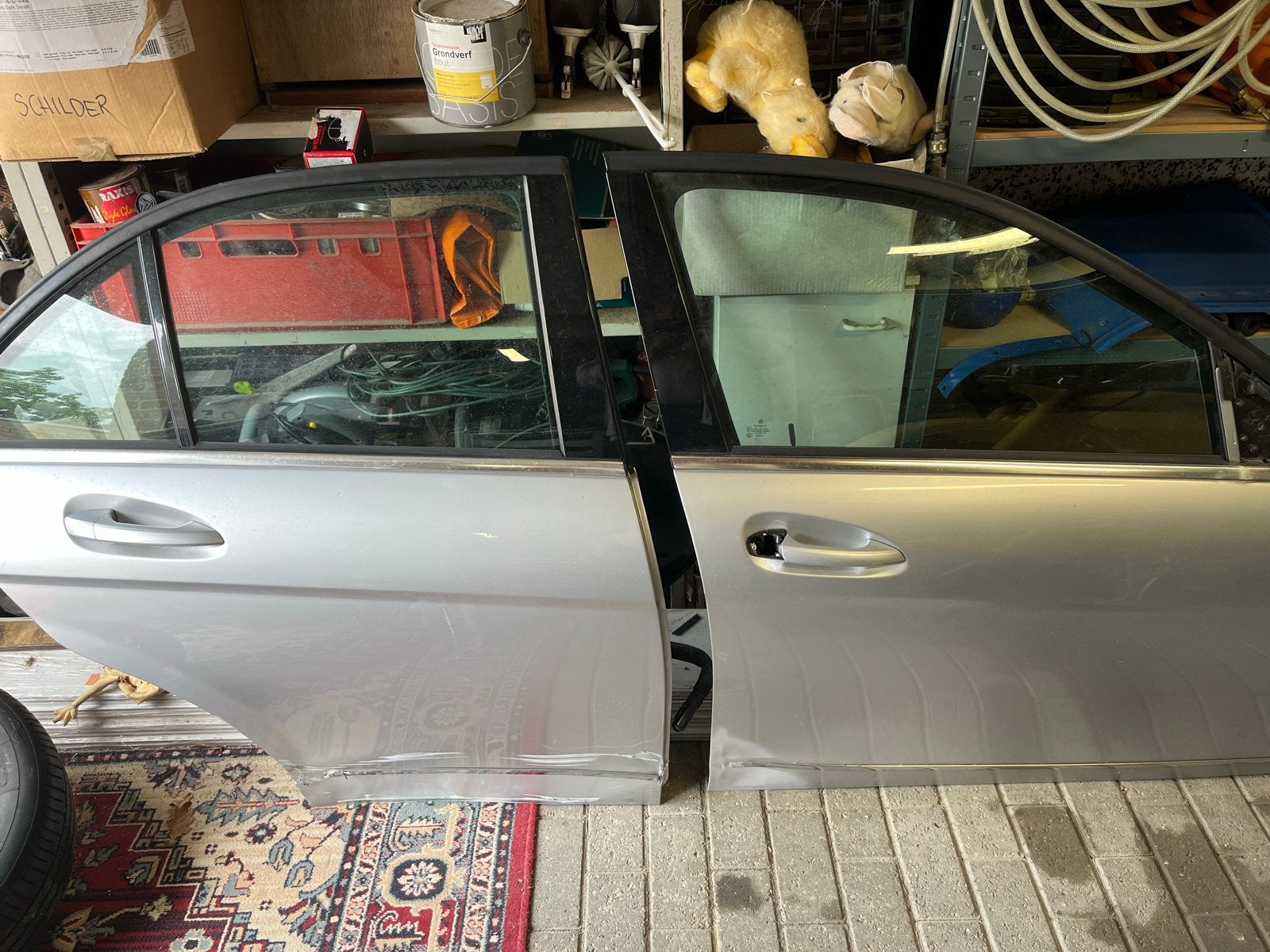 Deuren Mercedes W204 met lichte schade, Gebruikt, Deur, Mercedes-Benz, Links
