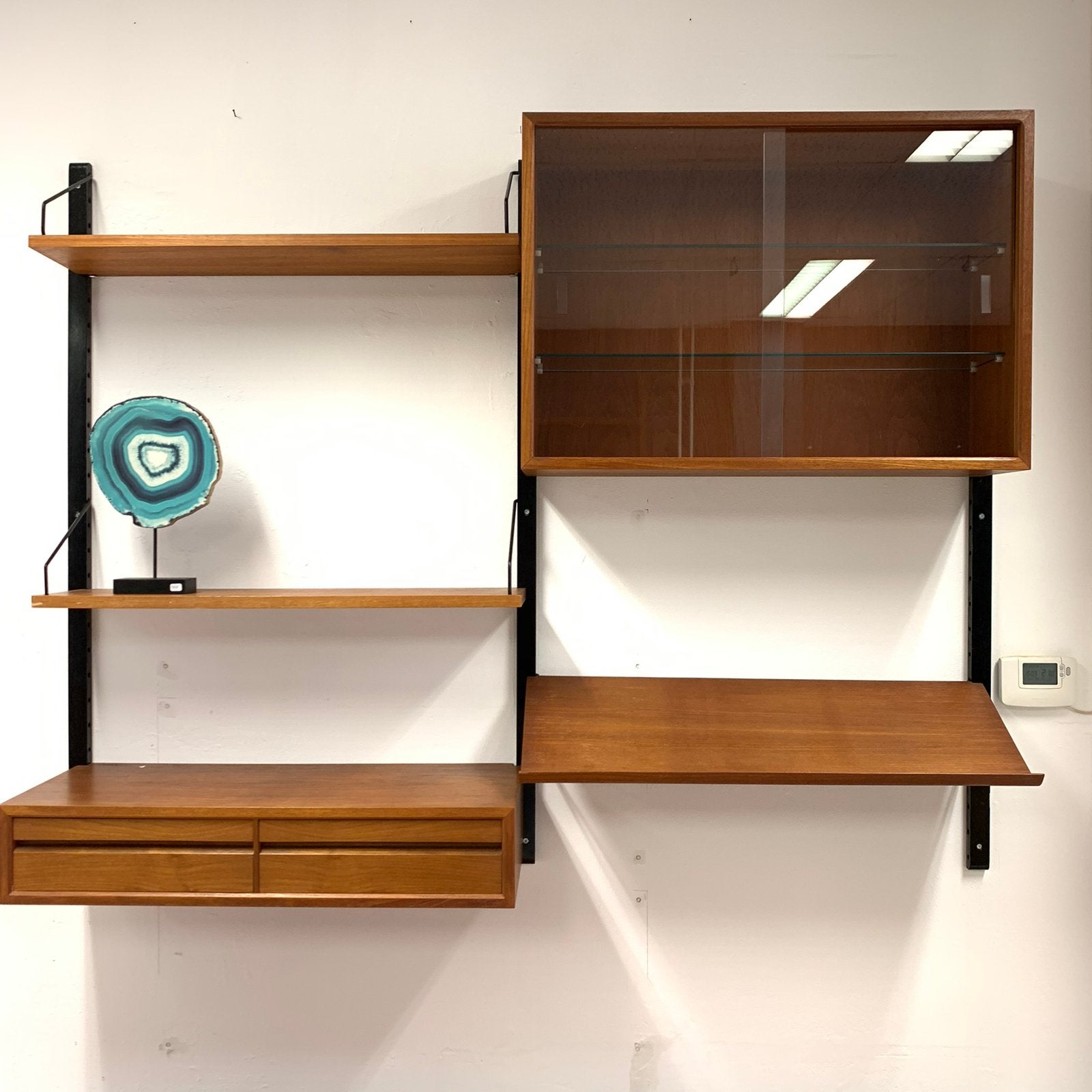 Poul Cadovius by Royal System vintage modulair wandsysteem, Huis en Inrichting, Kasten | Wandmeubels, Ophalen of Verzenden, Zo goed als nieuw