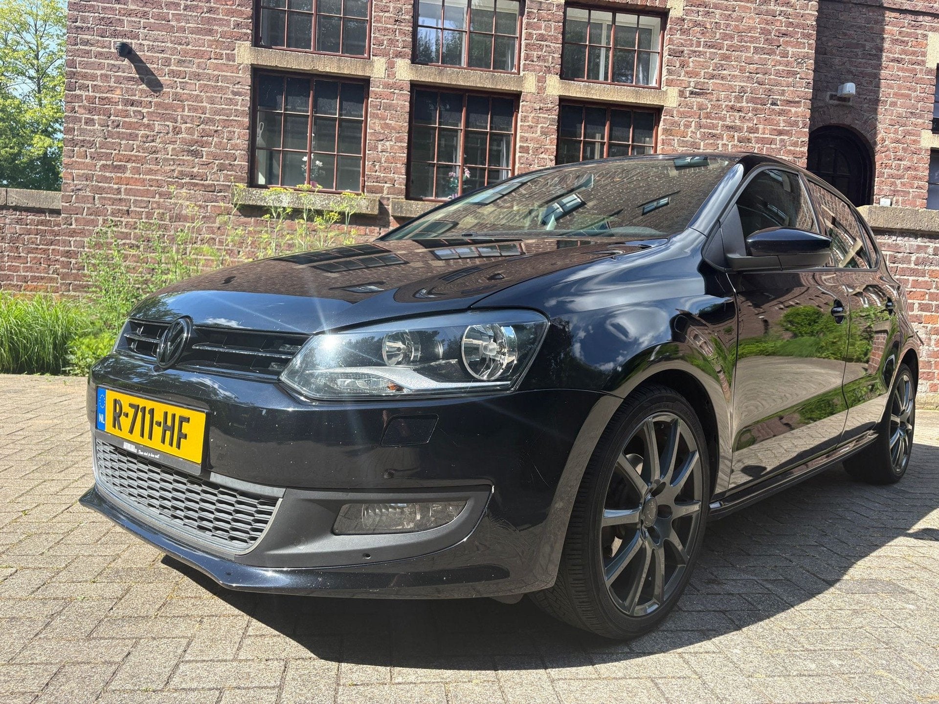 Volkswagen Polo 1.2 TSI Highline Heerlijke Volle Auto Pano,6, Voorwielaandrijving, Stof, Zwart, 988 kg