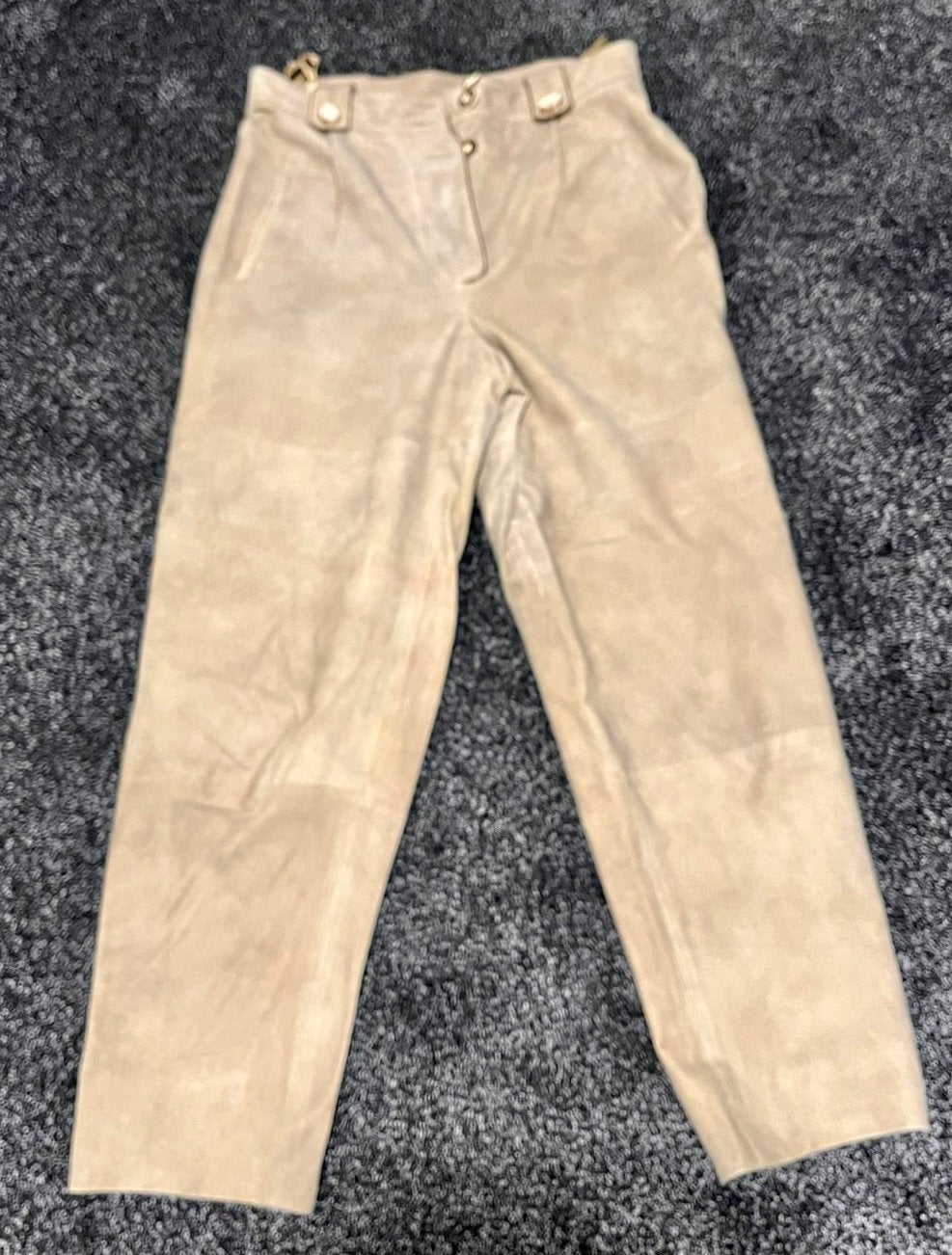 Leren lange broek in prijs verlaagd, Ophalen of Verzenden, Zo goed als nieuw, Maat 38/40 (M), Carnaval