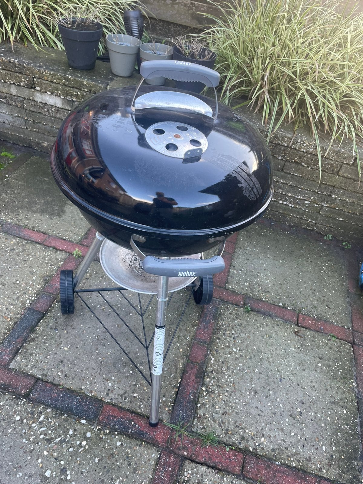 Tekoop houtskool barbecue, Ophalen, Gebruikt