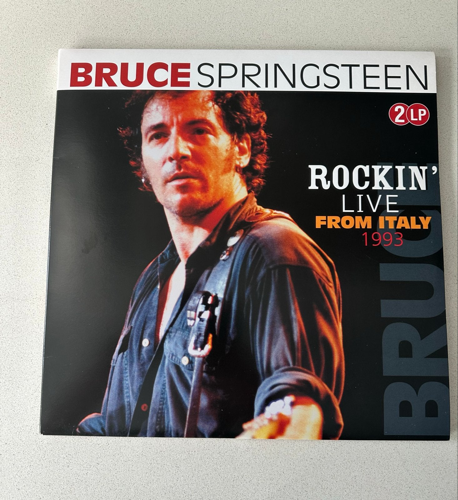 Bruce Springsteen - Rockin' Live From Italy 1993 (2LP), Cd's en Dvd's, Ophalen of Verzenden, Classic Rock, 12 inch, Dubbel-LP