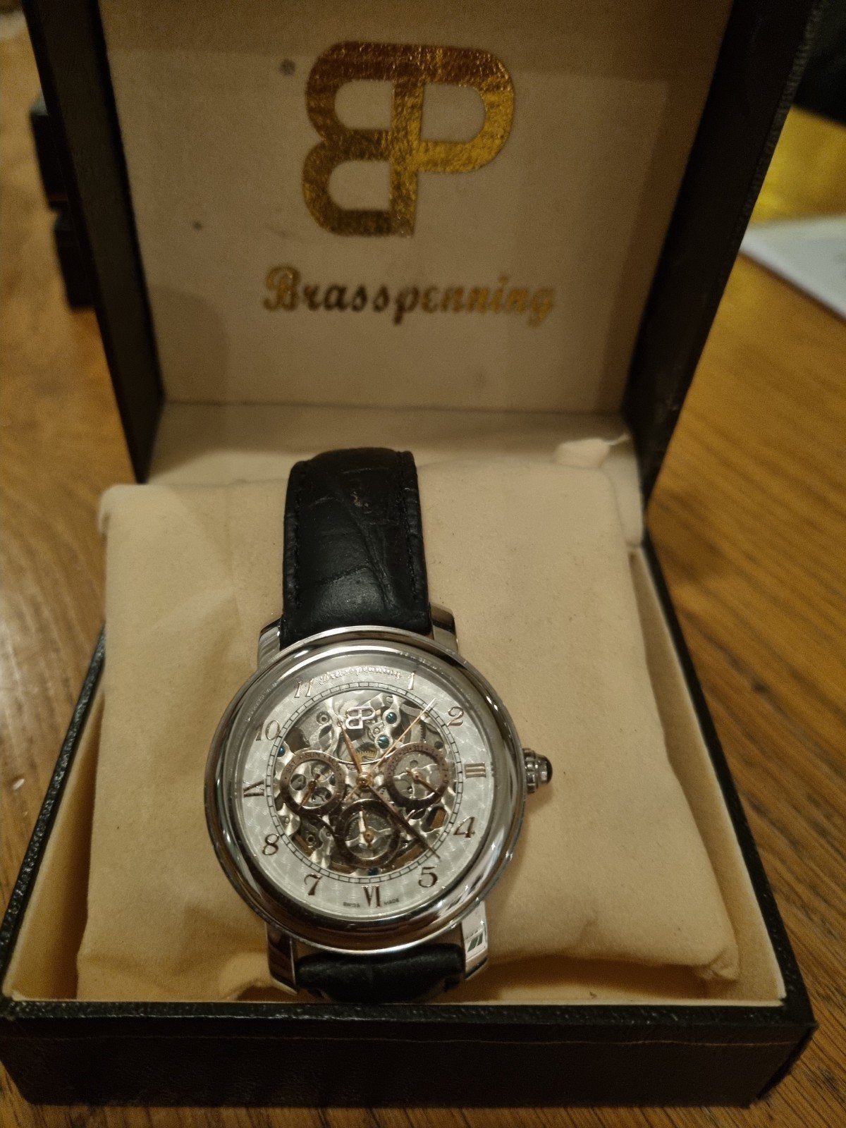 Nieuw Automatisch Horloge - Brasspenning, Leer, Staal, Polshorloge, Nieuw