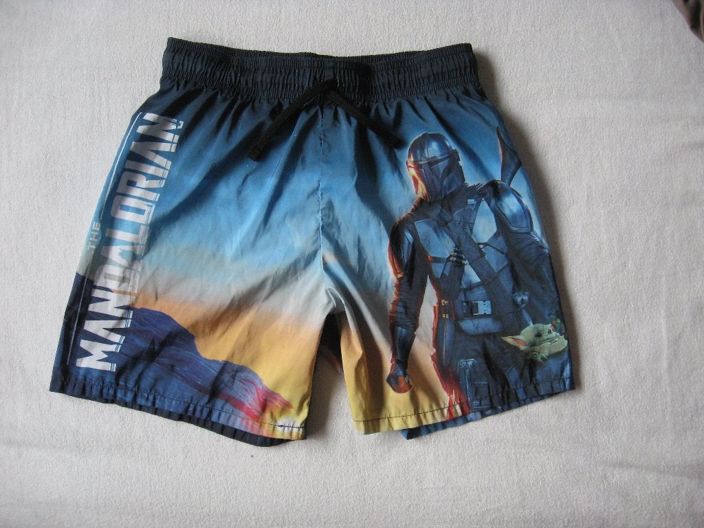 Star Wars The Mandalorian zwemshort maat 134-140, H&M, Sport- of Zwemkleding, Ophalen of Verzenden, Zo goed als nieuw