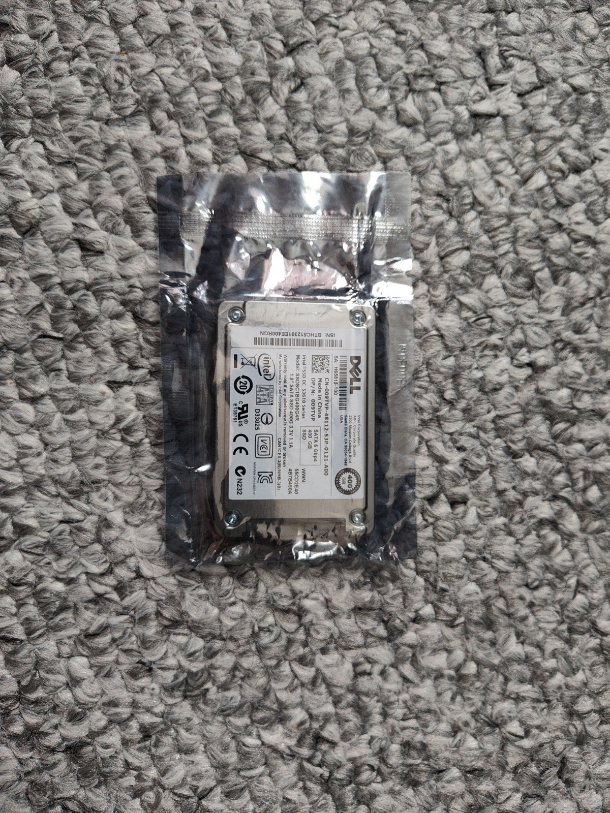 Dell / Intel DC S3610 400GB SATA SSD 2,5" Enterprise, Computers en Software, Harde schijven, Server, Nieuw, Dell, Extern
