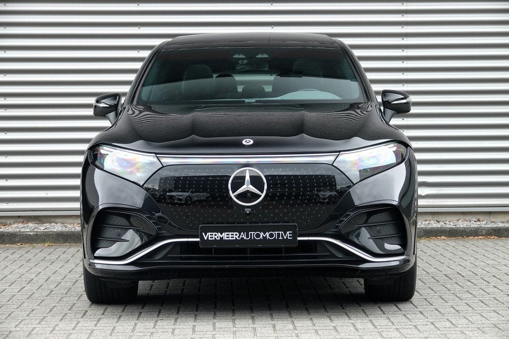 Mercedes-Benz EQS SUV 580 4MATIC AMG Line 7pers. 108 kWh | P, Auto's, Mercedes-Benz, Automaat, 12 maanden, Zwart, 7 stoelen
