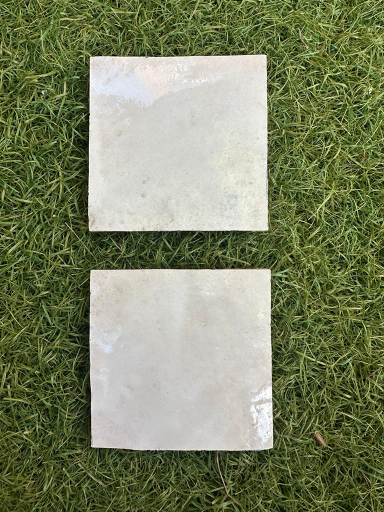 Witte Zelliges Tegels 10x10 cm (ca. 200 stuks), Ophalen, Nieuw, Minder dan 20 cm, Minder dan 5 m²