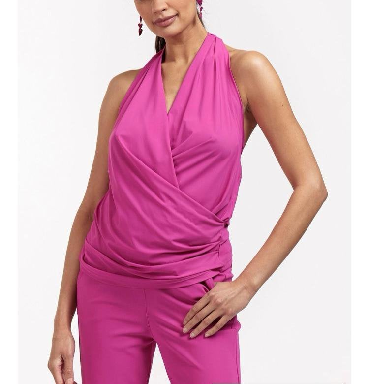 Studio Anneloes top  fuchsia M, Kleding | Dames, Zo goed als nieuw, Roze, Zonder mouw, Ophalen