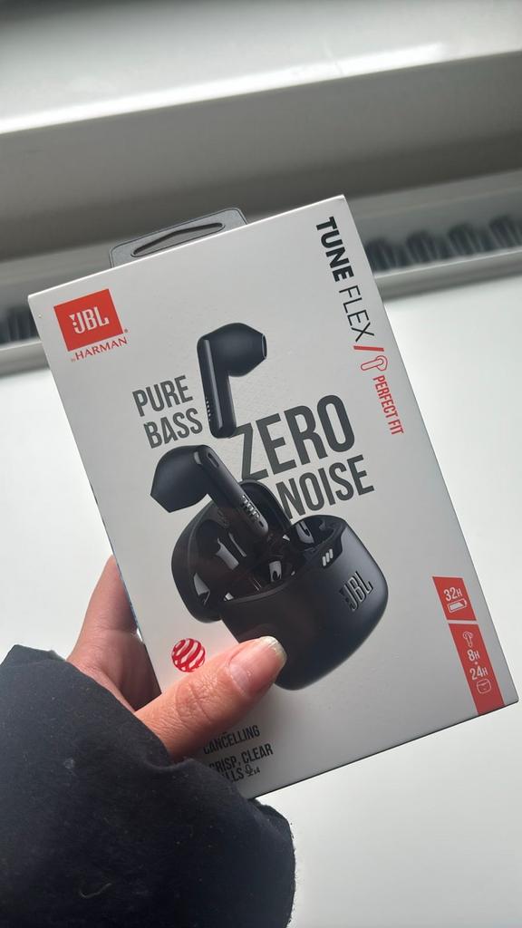 JBL Tune Flex TWS Draadloze Oordopjes met Noise Cancelling, Nieuw, Op oor (supra aural), Draadloos, Ophalen