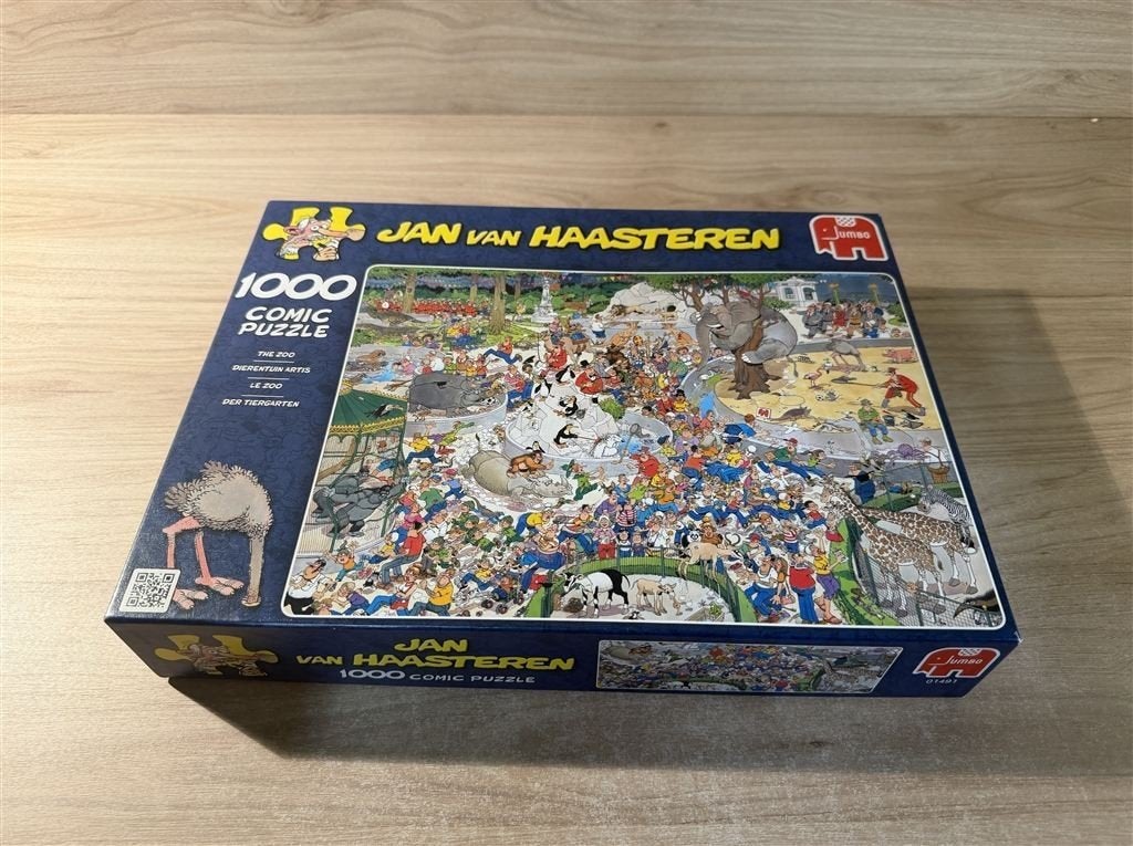 jan van haasteren - dierentuin artis - 1000 stuks - s6802, Verzenden, 500 t/m 1500 stukjes, Zo goed als nieuw
