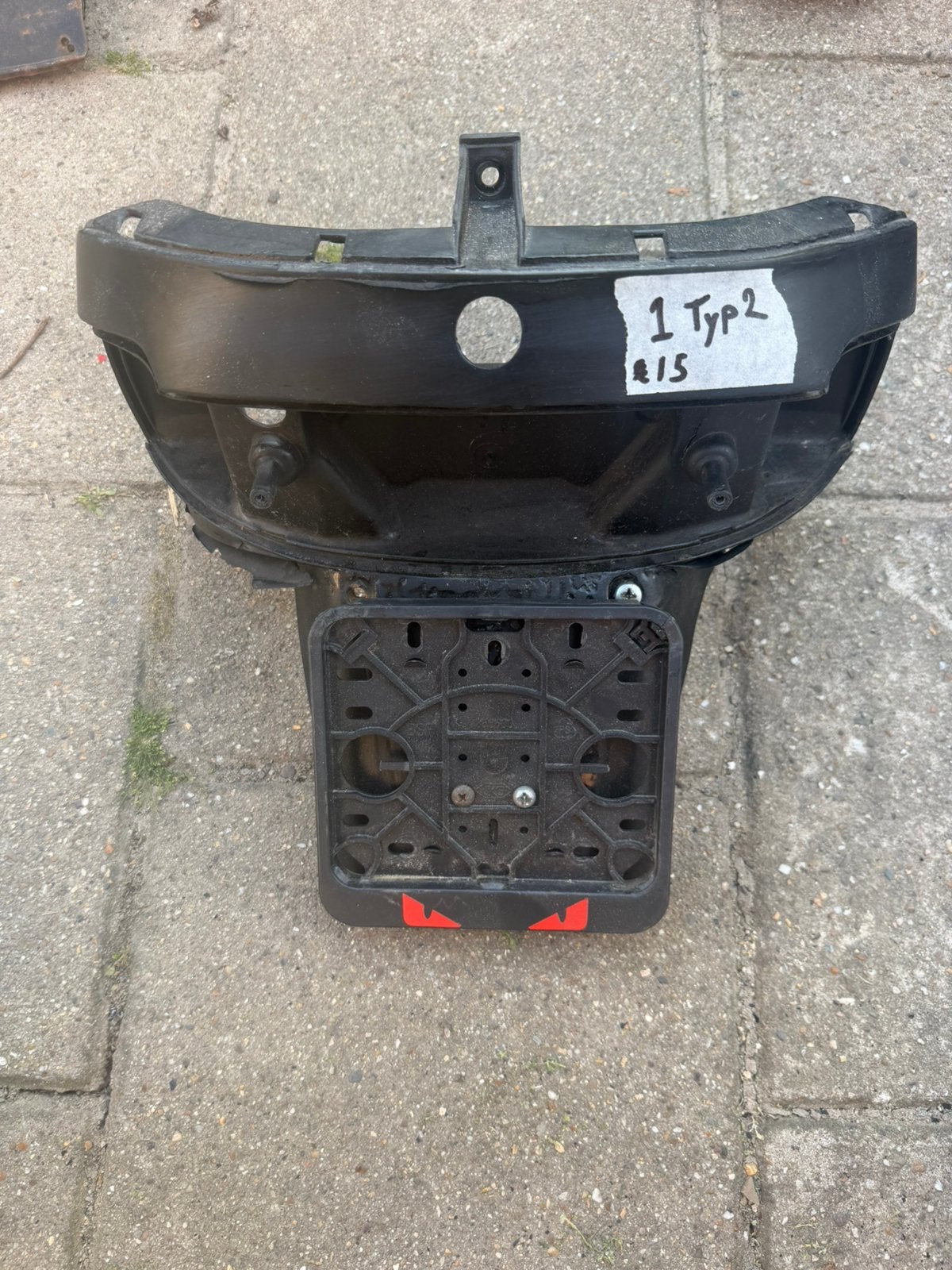 Zip type 2 fastrider kentekenhouder 50cc 125cc 180cc, Ophalen of Verzenden