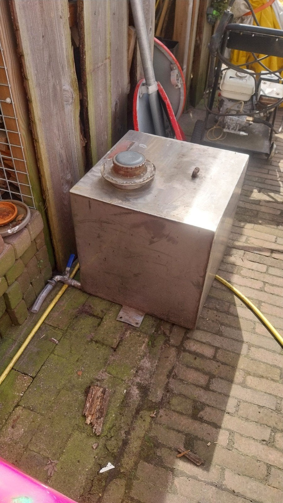 RVS Tank 50x50x50 cm - Universeel gebruik, Ophalen, Gebruikt