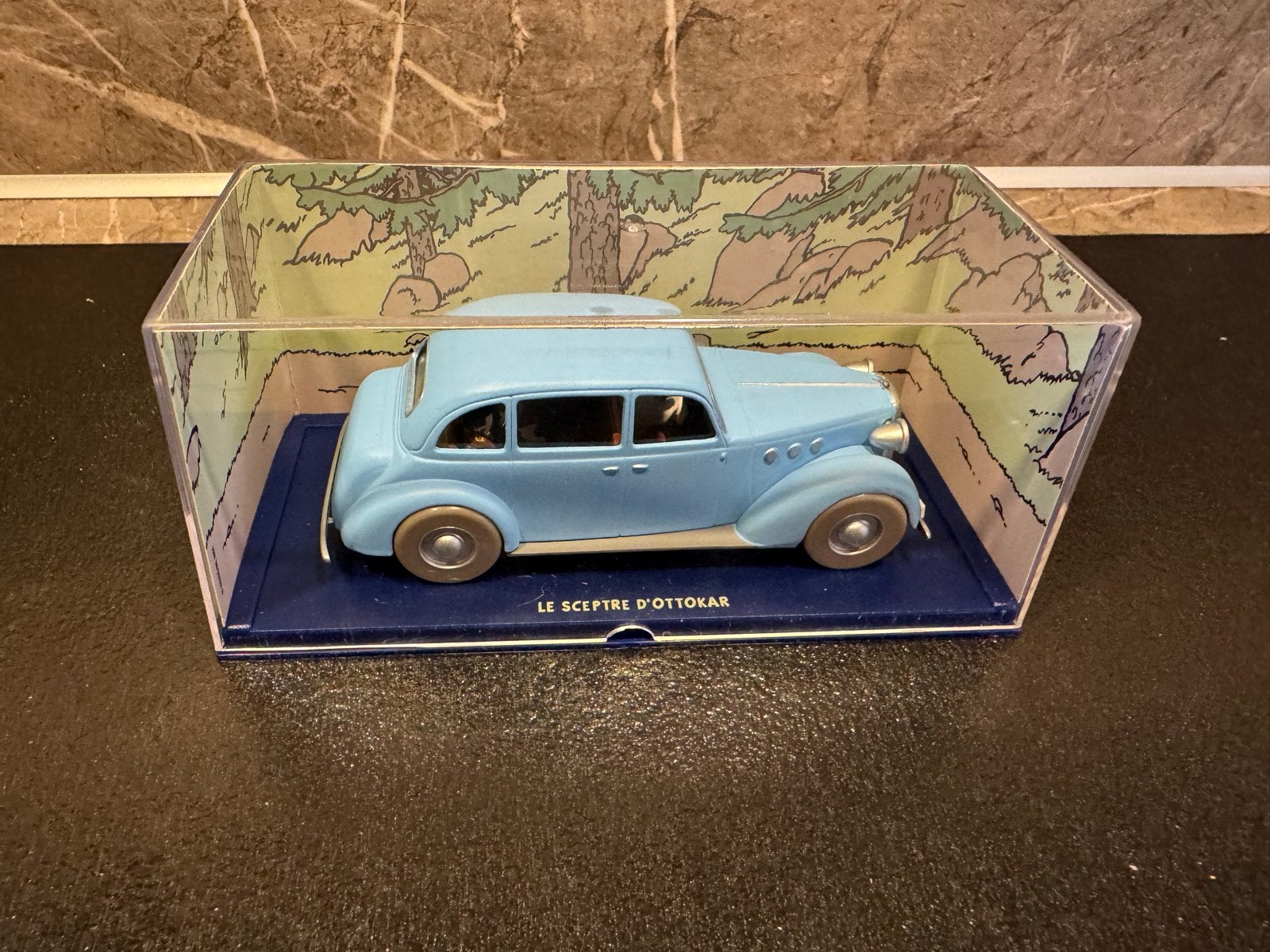 Kuifje auto 'Het Scepter van Ottokar' - Modelauto, Ophalen of Verzenden, Zo goed als nieuw