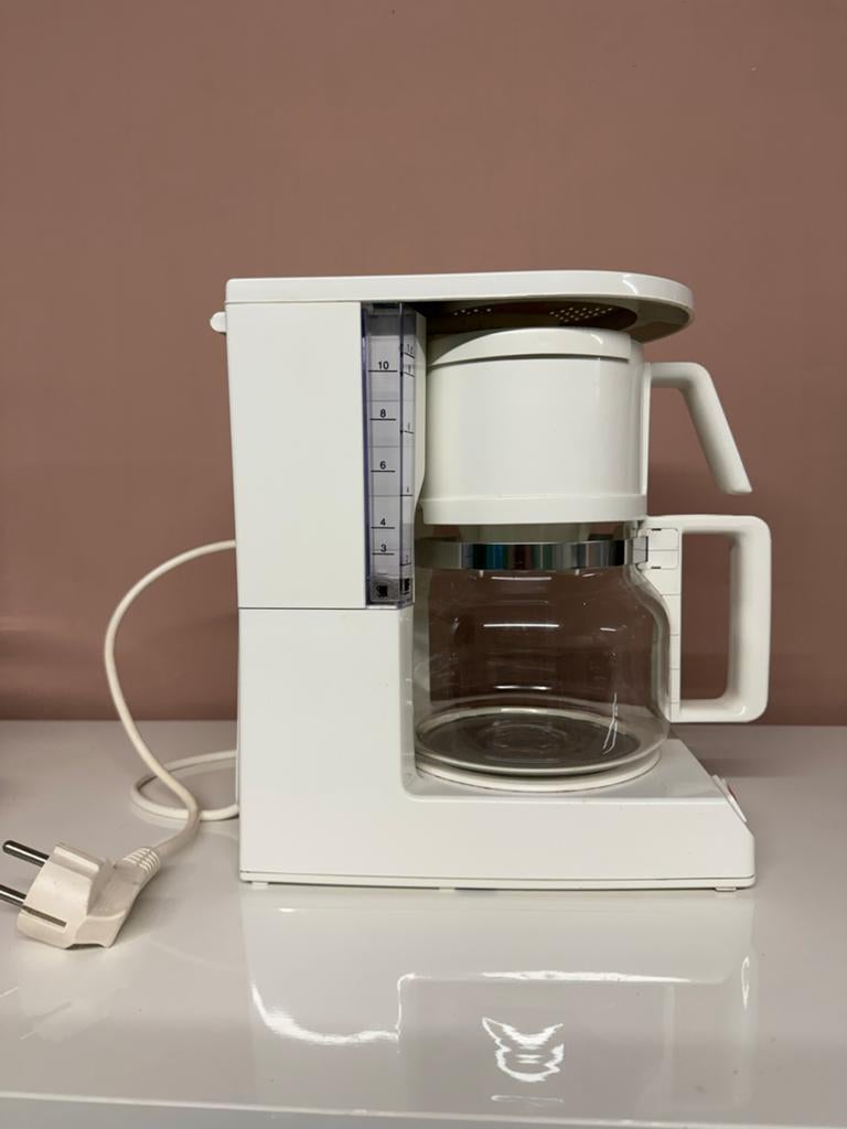 Rowenta koffiezetapparaat - Wit, 10 kopjes, Gebruikt, 10 kopjes of meer, Koffiemachine, Gemalen koffie