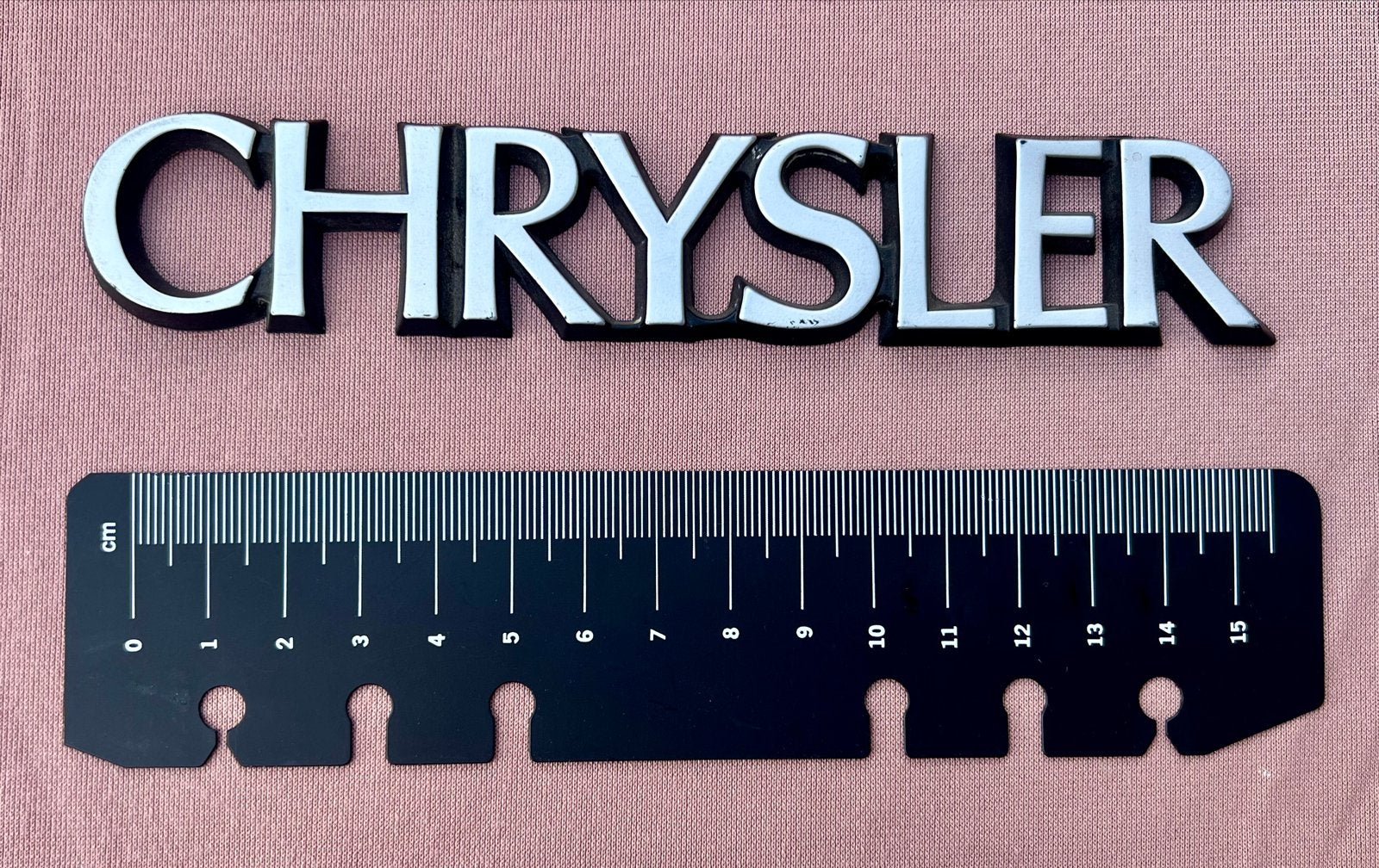Chrysler embleem - Origineel logo voor uw auto, Gebruikt, Voor, Chrysler, Ophalen of Verzenden