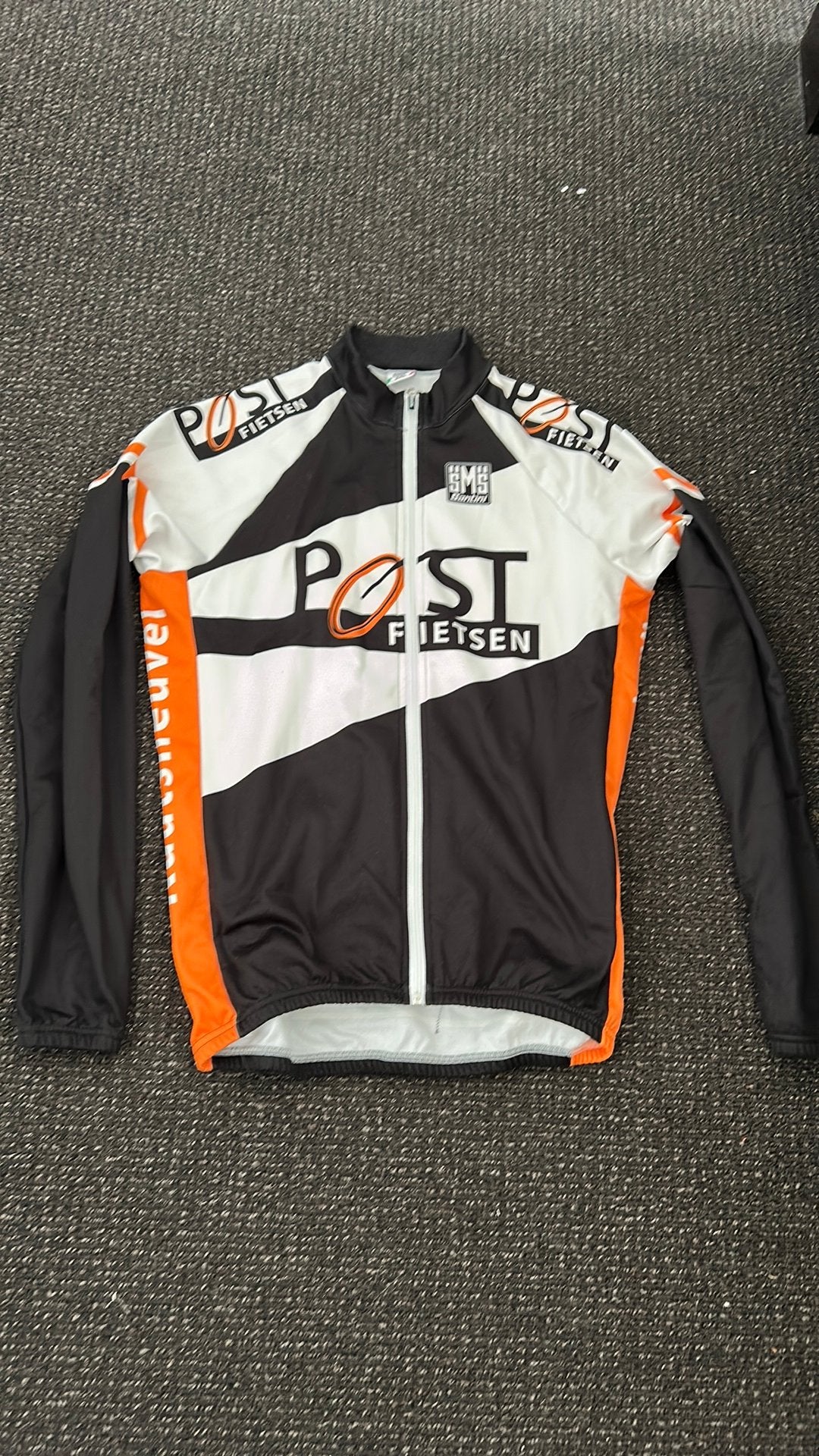 Santini jasje XXL, Fietsen en Brommers, Fietsaccessoires | Fietskleding, Ophalen, Zo goed als nieuw, Bovenkleding, Heren