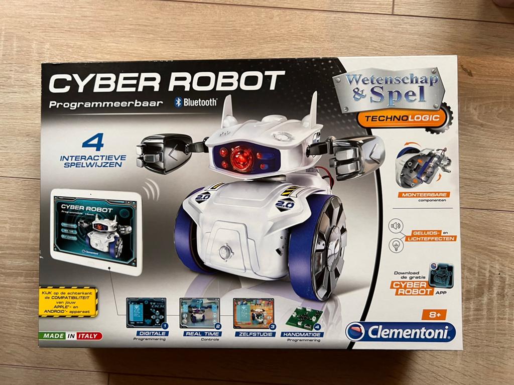 Clementoni Cyber Robot Programmeerbaar met Bluetooth, Ophalen of Verzenden, Nieuw, Bouwen, Met licht