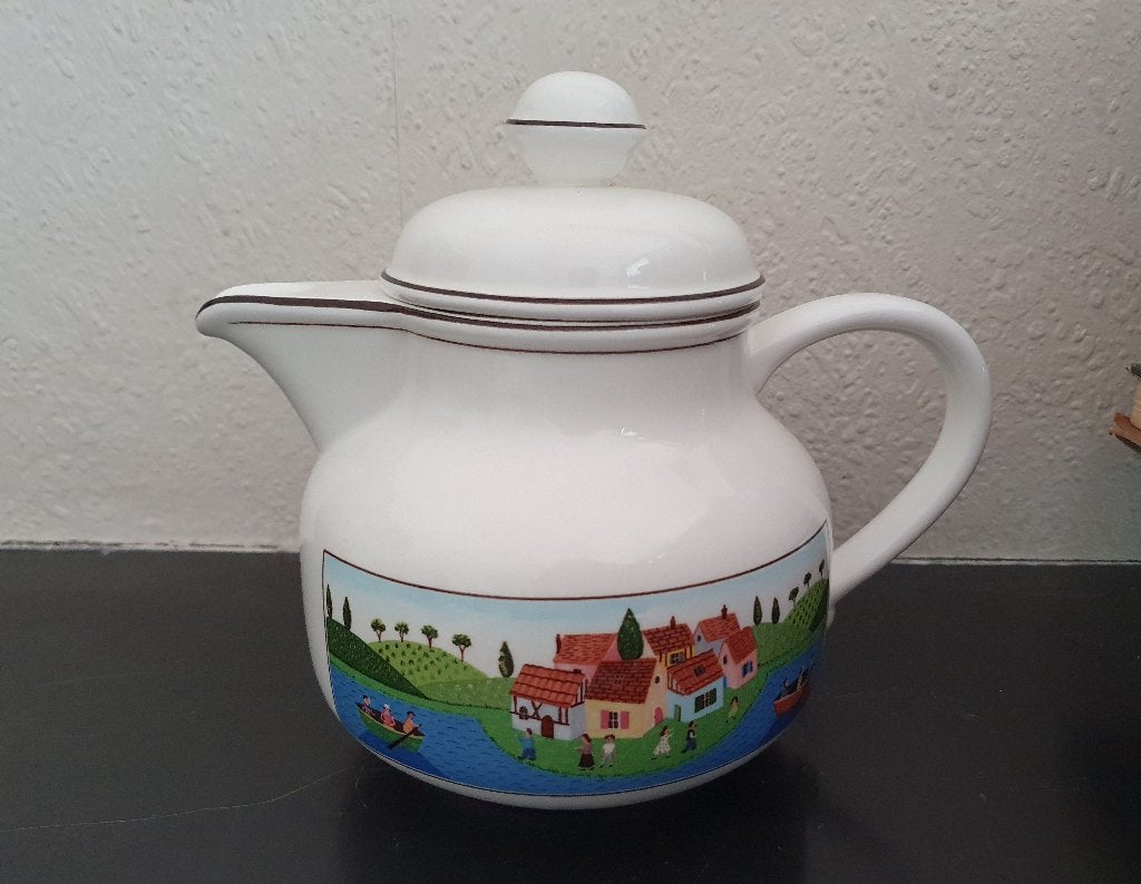 Villeroy & Boch  Design theepot, Antiek en Kunst, Antiek | Keramiek en Aardewerk, Ophalen of Verzenden