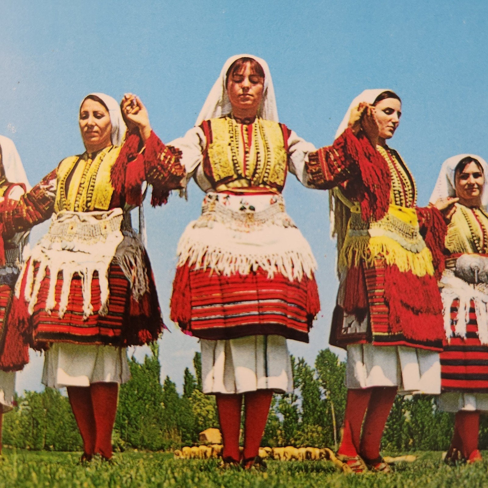 Vintage Ansichtkaart Macedonië - Nevestinsko oro dans, Verzenden, 1960 tot 1980, Gelopen, Overig Europa