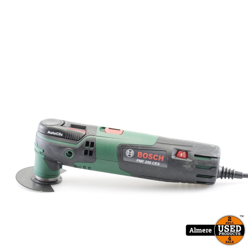 Bosch PMF 250 CES Multitool | Nette staat, Bosch, Gebruikt, Support@bosch.com, Robert Bosch GmbH
Robert-Bosch-Platz 1
70839 Gerlingen-SchillerhÃ¶he
Germany