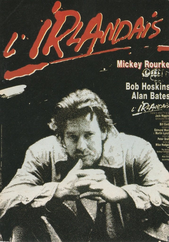 Kaart "A Prayer For The Dying" - Mickey Rourke, Ophalen of Verzenden, 1980 tot heden, Ongelopen, Sterren en Beroemdheden