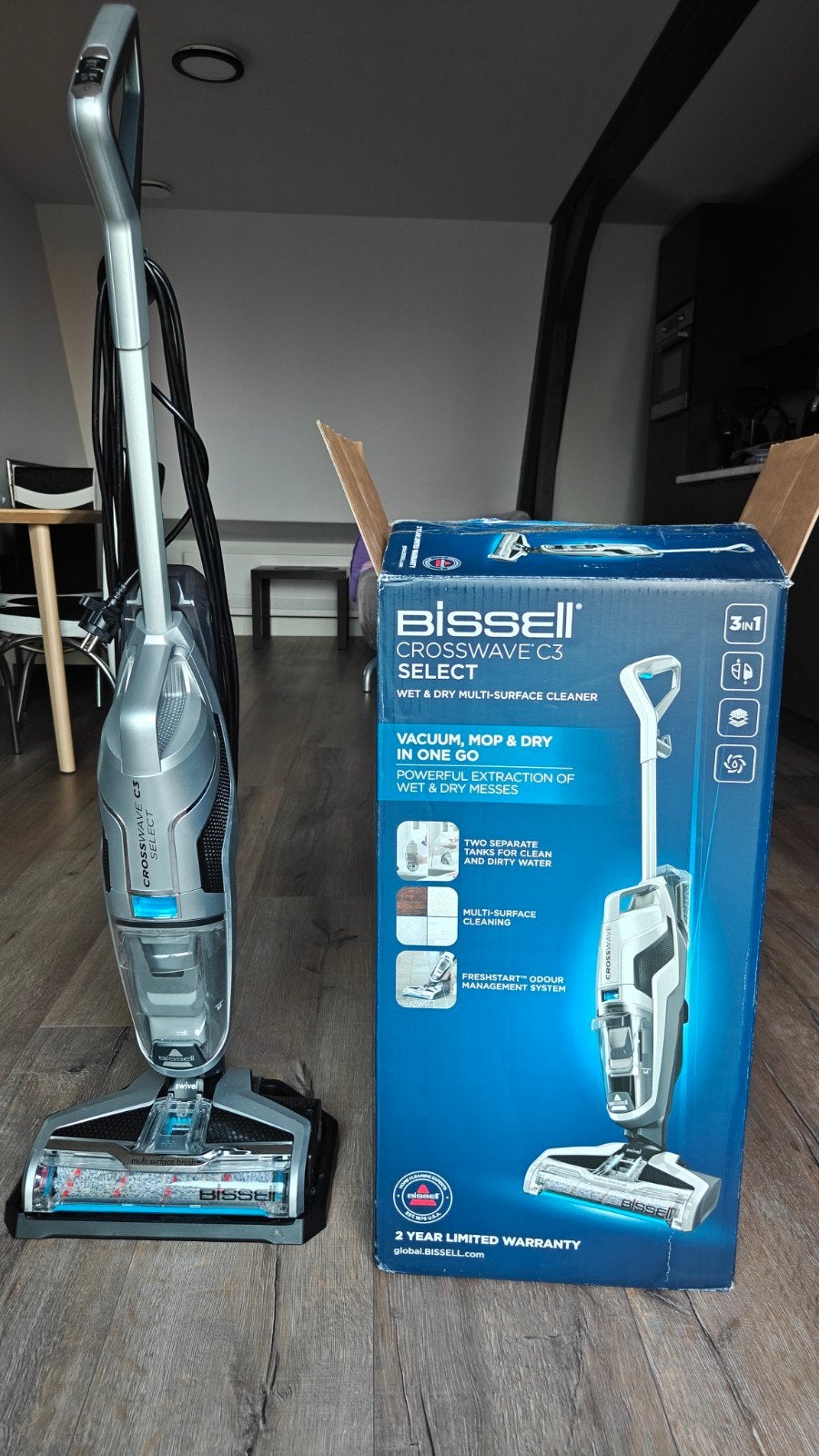 Bissell Crosswave C3 Select, Ophalen
