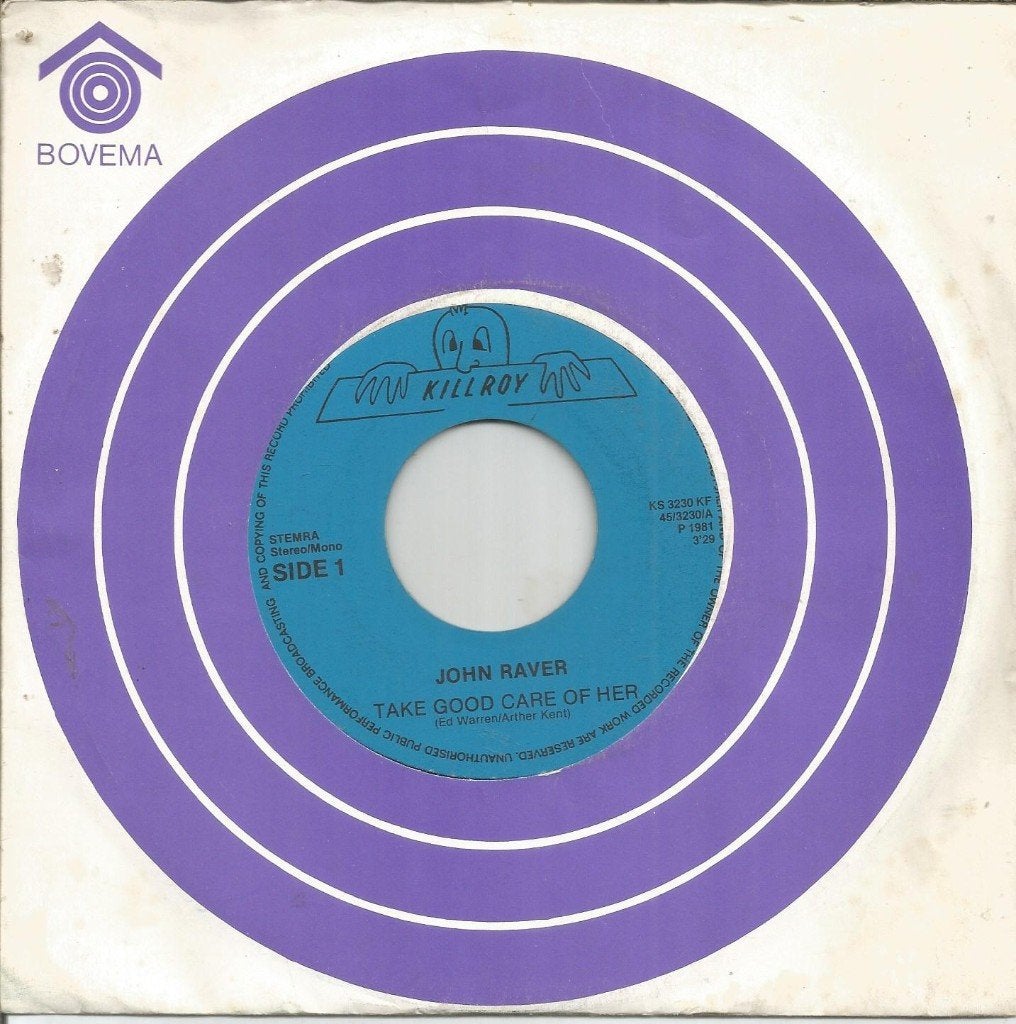 John Raver – Take Good Care Of Her (1981), Fotohoes, 7 inch, Ophalen of Verzenden, Zo goed als nieuw