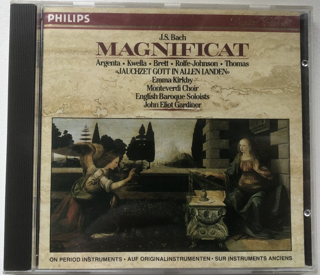 BACH - MAGNIFICAT/JAUCHZET... - GARDINER, Overige typen, Ophalen of Verzenden, Zo goed als nieuw, Barok