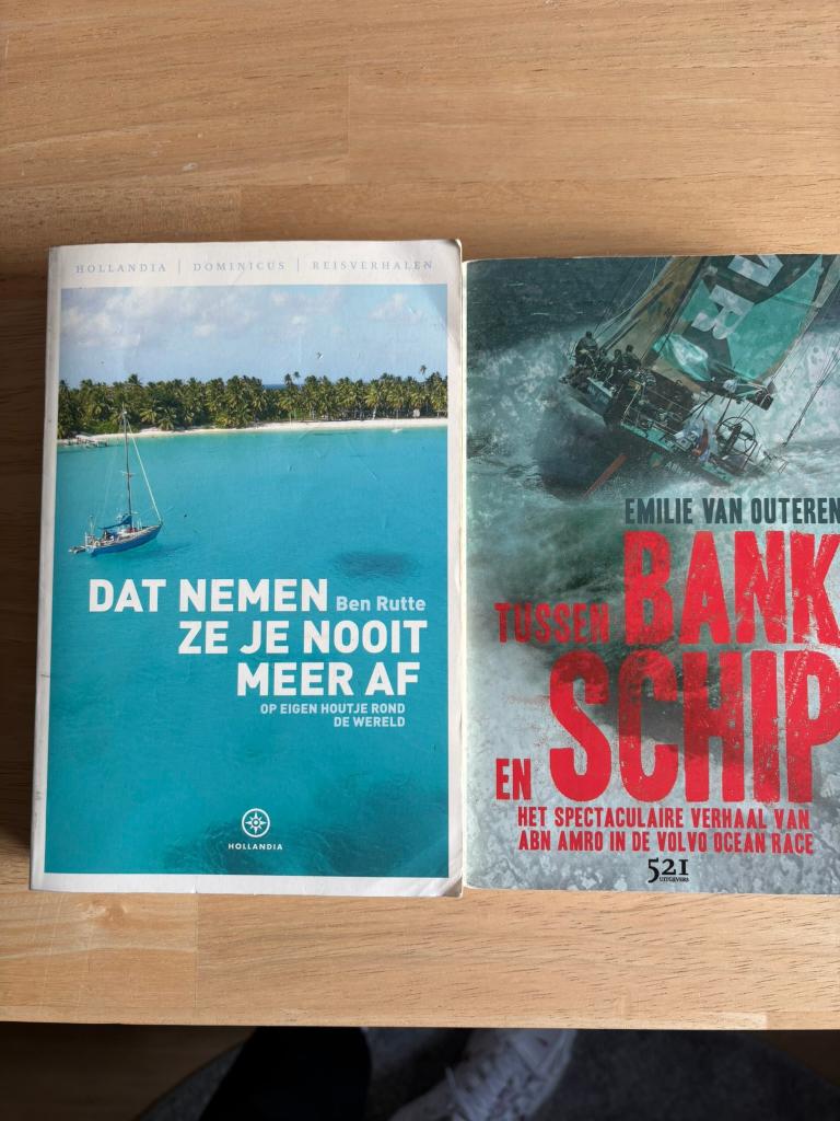 2 mooie zeil boeken – avontuur op zee / Volvo Ocean Race, Ophalen of Verzenden, Zo goed als nieuw, Overige onderwerpen