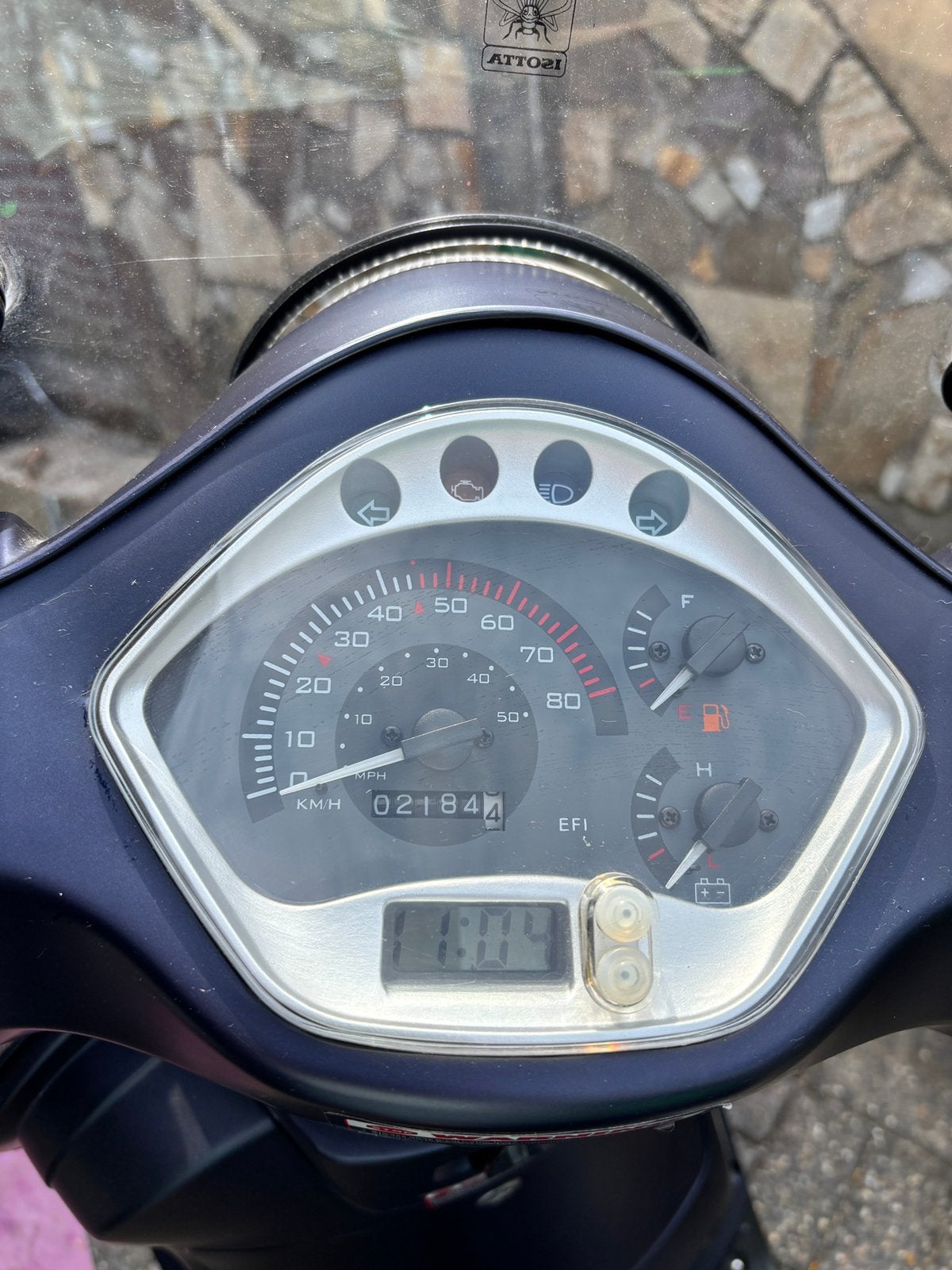 BTC snorscooter mat blauw, Ophalen, Gebruikt, 50 cc, Maximaal 25 km/u