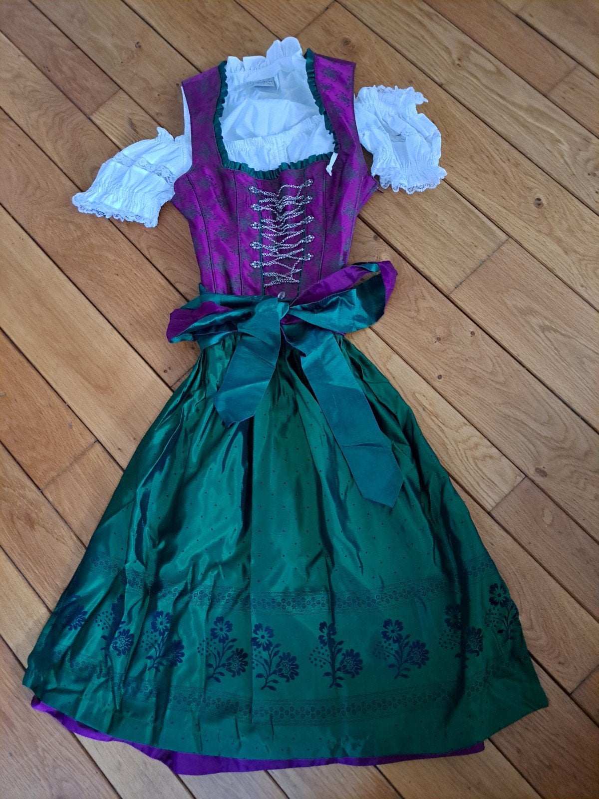 Landhaus Dirndl - Zeer Goede Staat - Maat 36, Kleding | Dames, Meerkleurig, Ophalen of Verzenden, Zo goed als nieuw, Maat 36 (S)