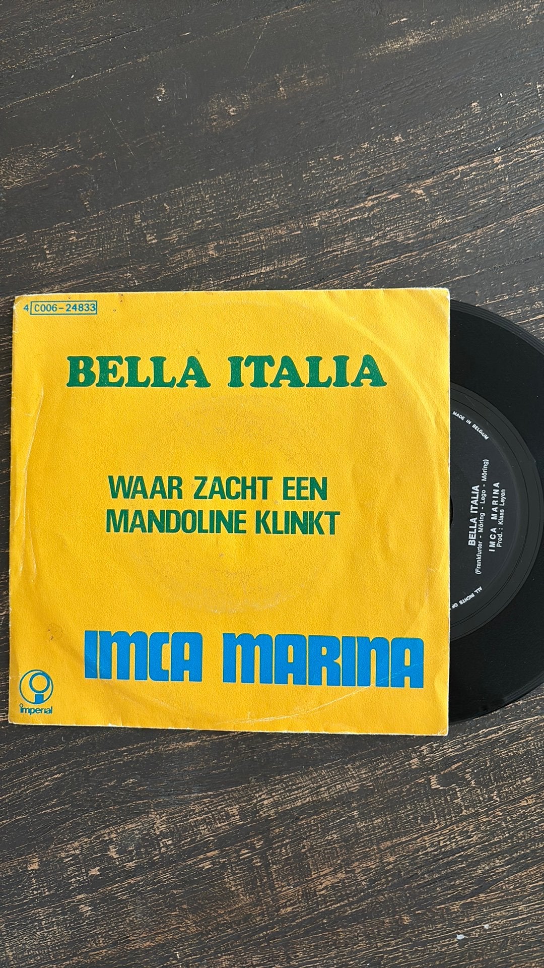 Imca Marina - Bella Italia, Cd's en Dvd's, Ophalen of Verzenden, Zo goed als nieuw, Nederlandstalig