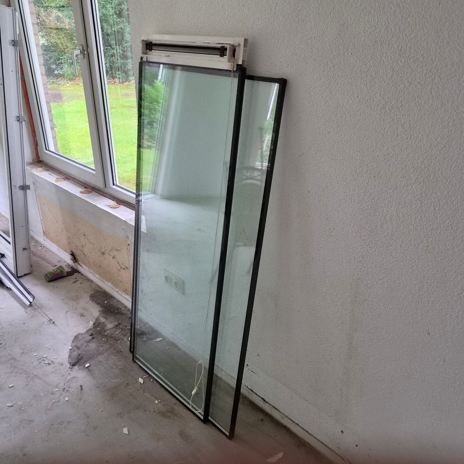 Diverse ramen en deuren (gebruikt), Gevelraam of Ruit, Gebruikt, Dubbelglas, 160 cm of meer