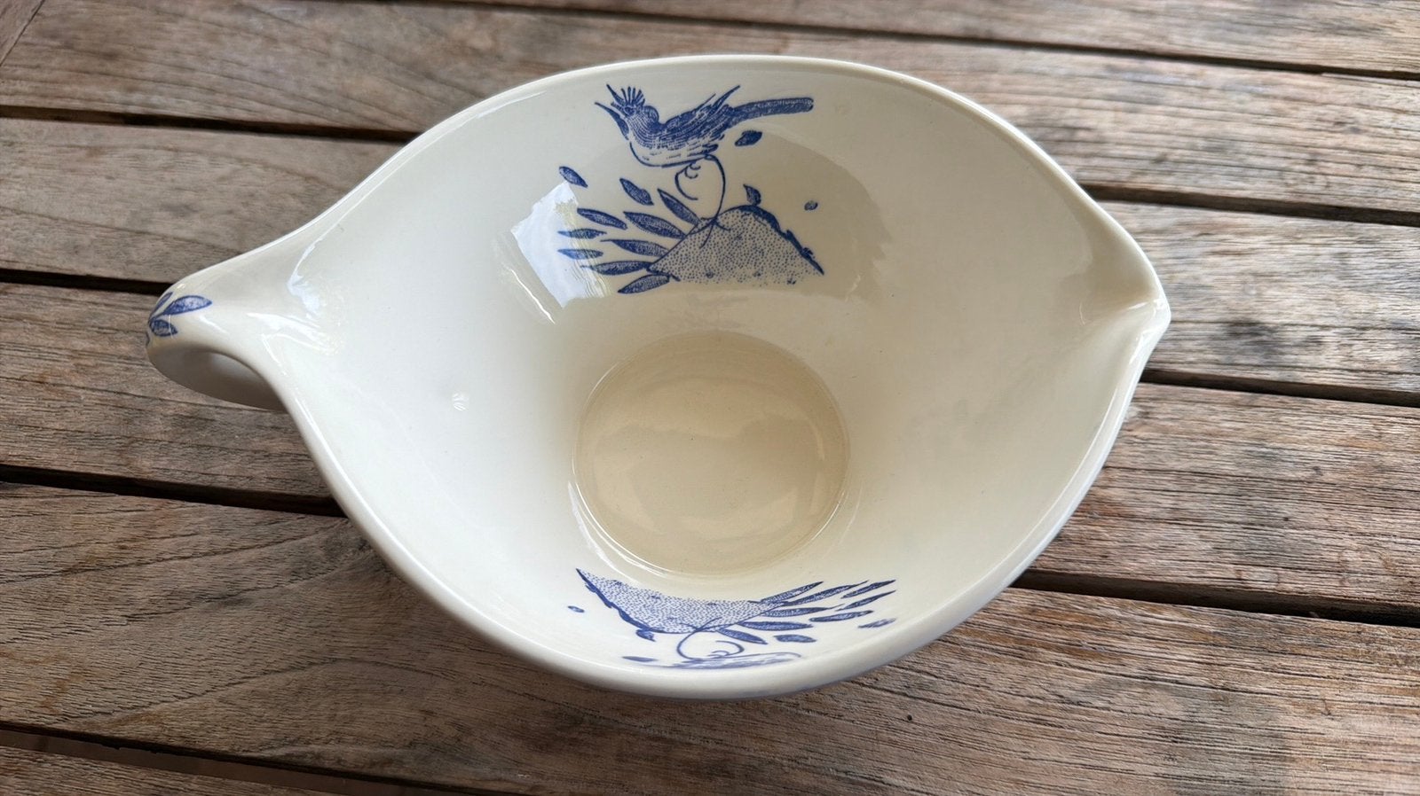 Gien OISEAU BLEU FRUIT sauskom, Huis en Inrichting, Keuken | Servies, Ophalen of Verzenden, Porselein, Overige stijlen, Kom(men)