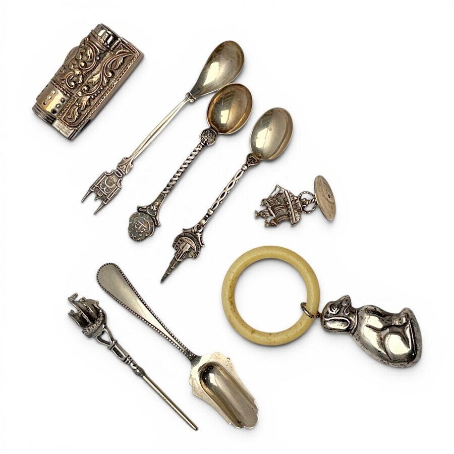 Lot divers zilver, Ophalen of Verzenden, Zilver