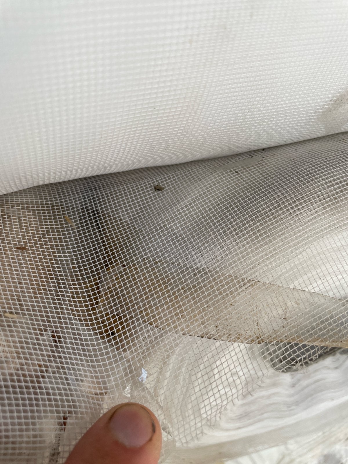 Container vol gaas doek, Ophalen, Zo goed als nieuw, Minder dan 10 meter
