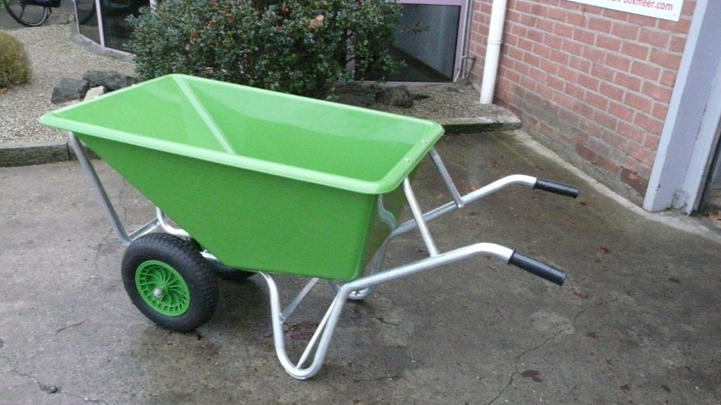 Mestkruiwagen met dubbele wielen, Weidegang