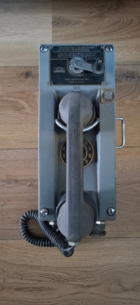 Zeldzame Vintage Scheepstelefoon Telos APZ-61 Ex US Army, Verzamelen, Militaria | Algemeen, Amerika, Telos Kraków, Overige typen