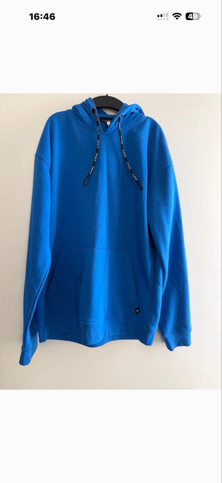Chief blauwe hoodie in maat m, Kleding | Heren, Ophalen of Verzenden, Zo goed als nieuw