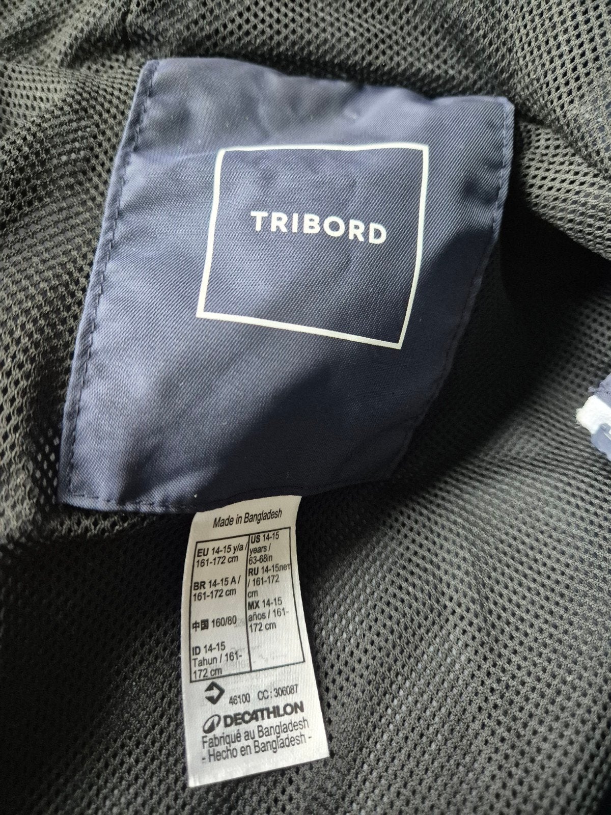 Tribord Zeiljas - maat 14/15 jaar, Ophalen of Verzenden, Zo goed als nieuw, Zeiljack, Tribord