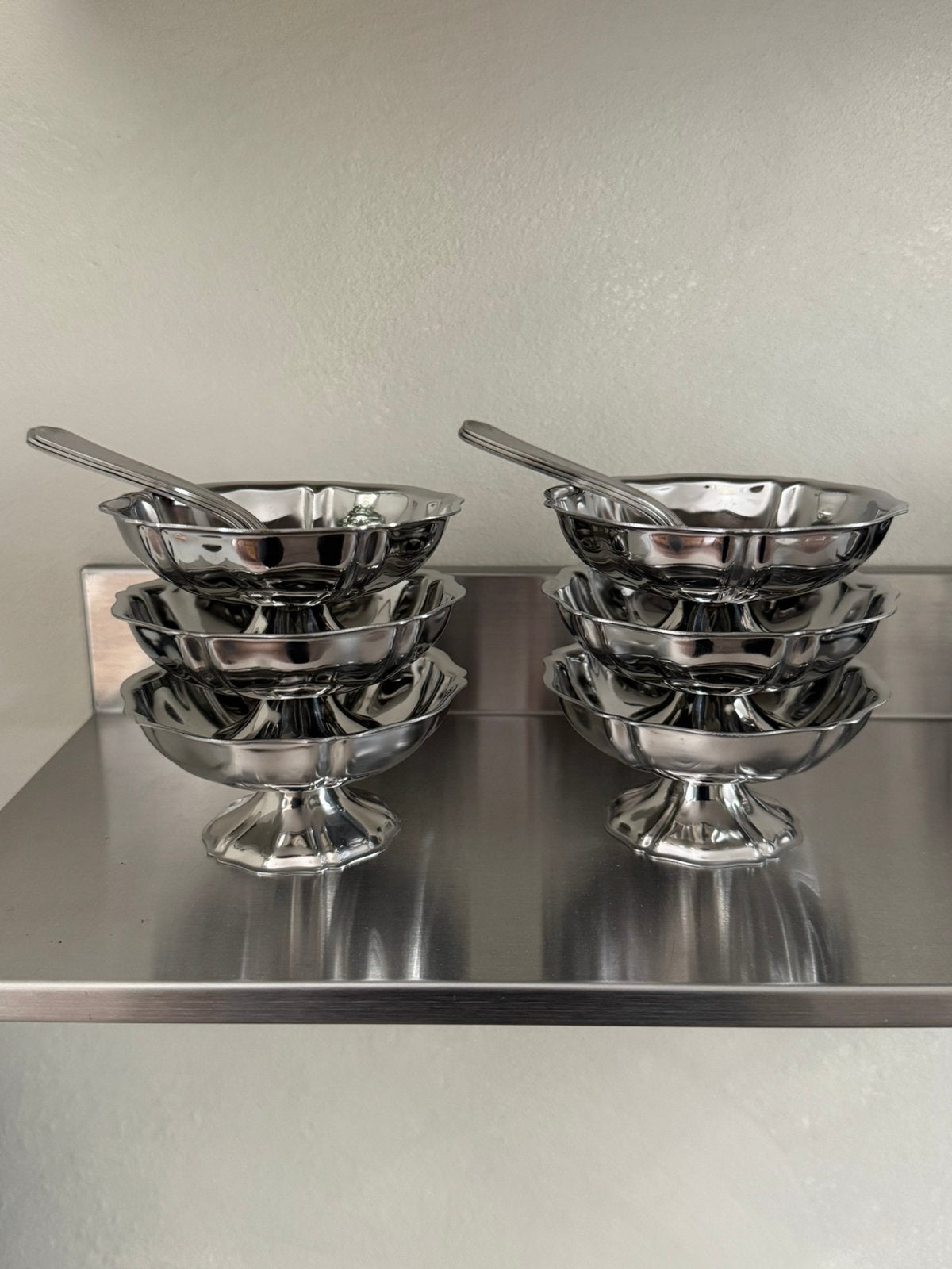 Guy Degrenne ijscoupe set, Ophalen of Verzenden, Overige materialen, Overige stijlen