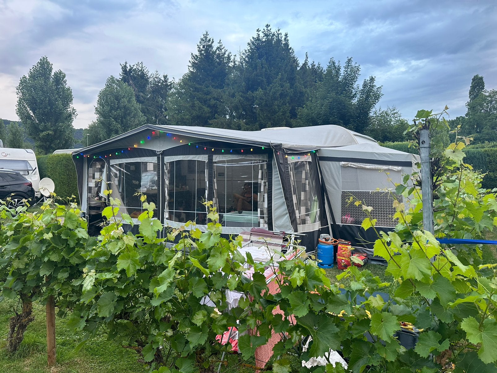 Dorema Royal 350 maat 15, Ophalen, Gebruikt