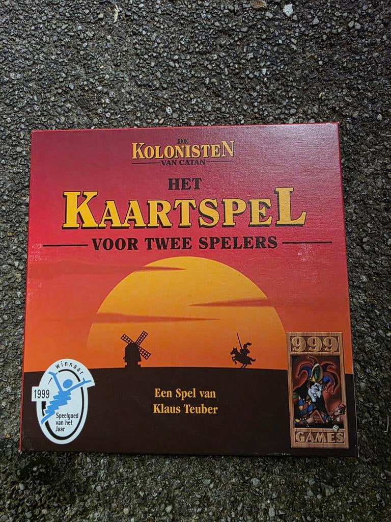 Kolonisten van Catan: Het Kaartspel voor Twee Spelers, Een of twee spelers, Ophalen of Verzenden, Zo goed als nieuw, 999 Games