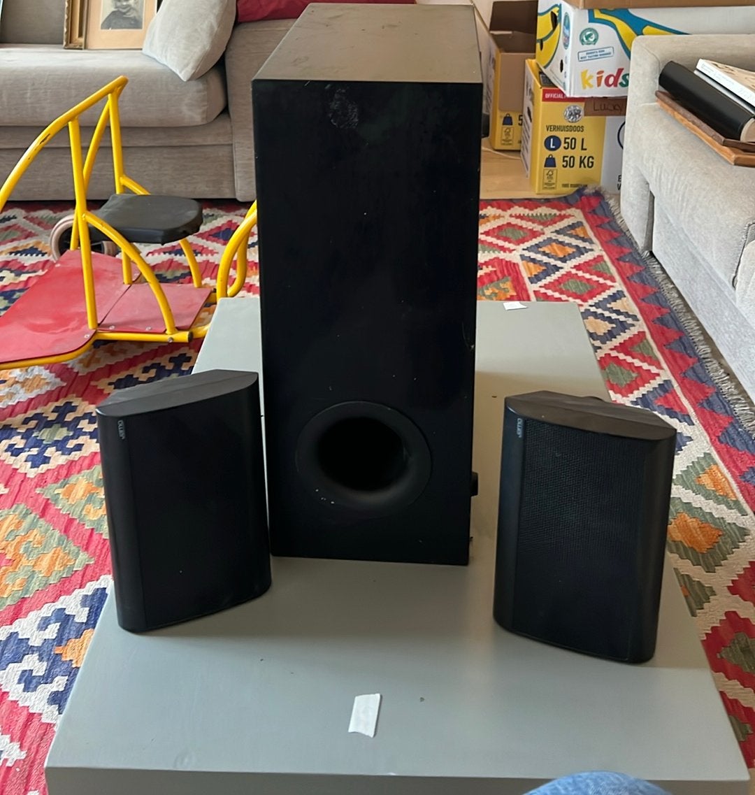 JAMO speakerset, Audio, Tv en Foto, Ophalen, Stereo speakers, Inclusief muurbeugels, Zo goed als nieuw