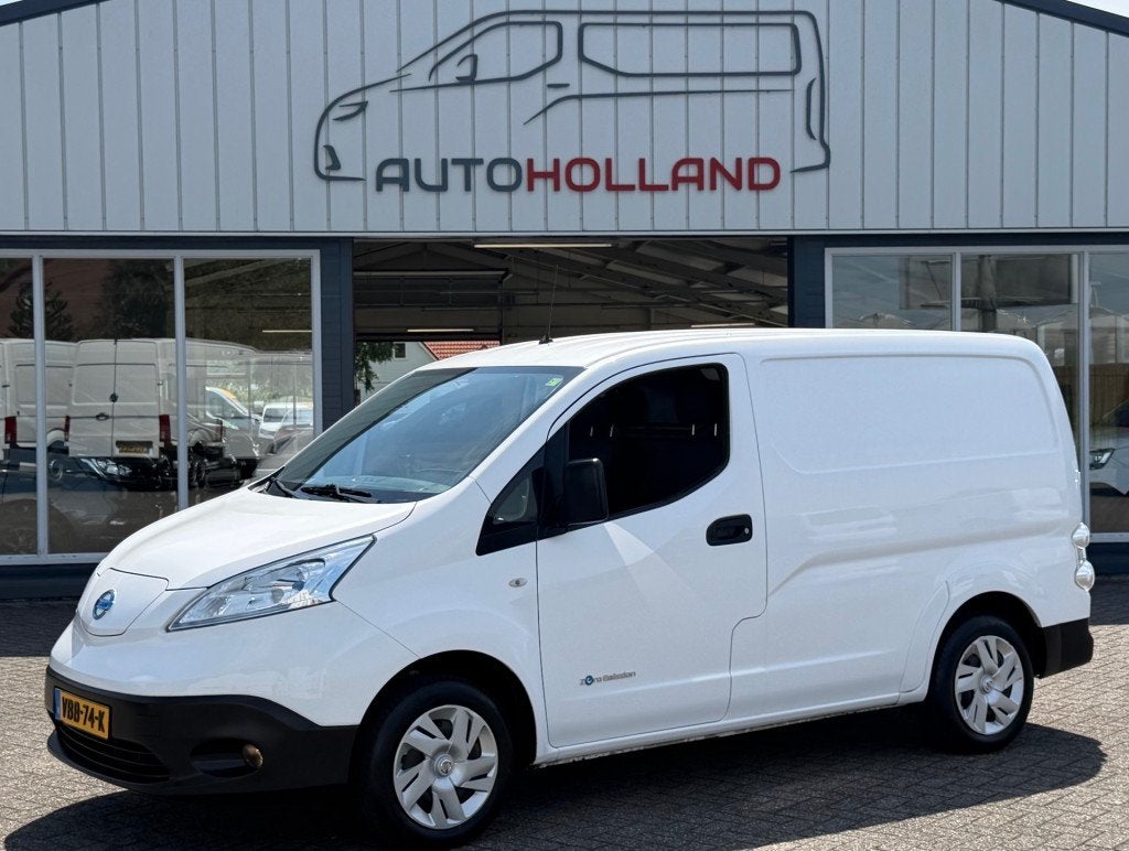 Nissan E-NV200 ZERO EMISSIE 40KWH 80KW 120PK AIRCO/CAMERA/ O, Handgeschakeld, 2 stoelen, Te koop, Wit