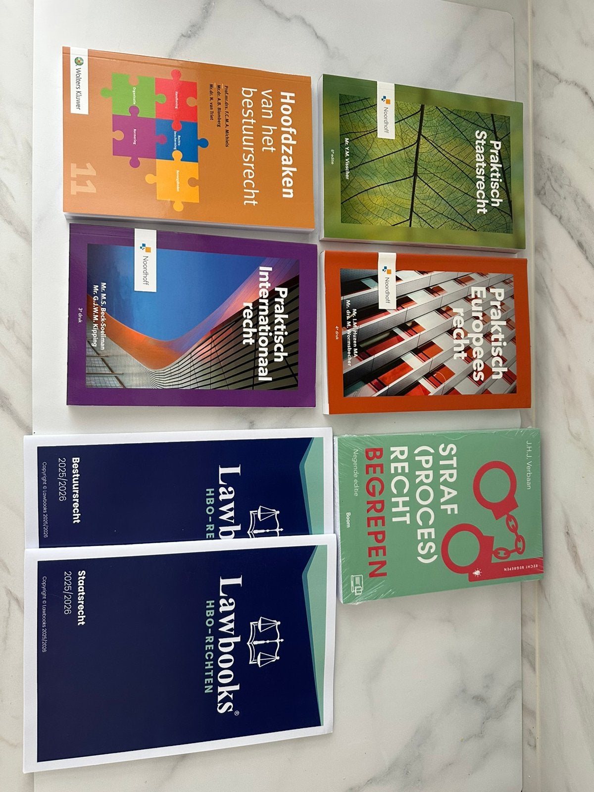Studieboeken HBO RECHTEN leerjaar 1 periode 3 en 4, Boeken, Ophalen of Verzenden, Beta, Nieuw, HBO