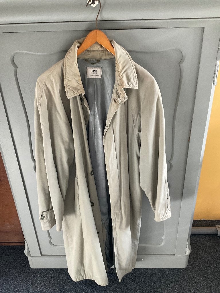 Regenjas, Ophalen, Gedragen, Maat 52/54 (L), Beige