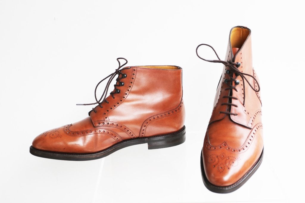 Een Apotheose! Koninklijke John Lobb Talland maat 8 E = 42, Kleding | Heren, Bruin, Boots, Ophalen of Verzenden, Zo goed als nieuw